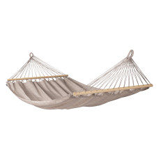LA SIESTA Alisio Almond Hammock – Double Weather-Resistant Spreader Bar Hammock
