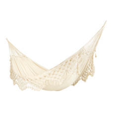 LA SIESTA Bossanova Latte Hammock – Kingsize Organic Cotton Hammock