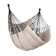 LA SIESTA Cumbia Organic Zebra Hammock Chair – Comfort Organic Cotton Hammock Chair