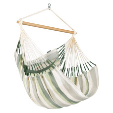 LA SIESTA Domingo Cedar Hammock Chair – Comfort Weather-Resistant Hammock Chair