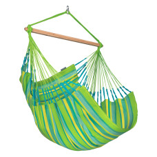 LA SIESTA Domingo Lime Hammock Chair – Comfort Weather-Resistant Hammock Chair