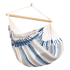 LA SIESTA Domingo Sea Salt Hammock Chair – Kingsize Weather-Resistant Hammock Chair