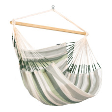 LA SIESTA Domingo Cedar Hammock Chair – Kingsize Weather-Resistant Hammock Chair