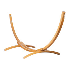 LA SIESTA Elipso Nature Hammock Stand – Kingsize FSC® Larch Wood Hammock Stand