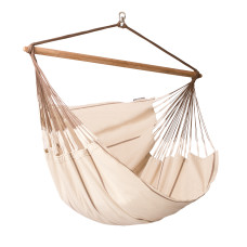 LA SIESTA Habana Nougat Hammock Chair – Kingsize Organic Cotton Hammock Chair