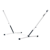 LA SIESTA Nautico Cool Grey Hammock Stand – Kingsize Powder-Coated Steel Hammock Stand