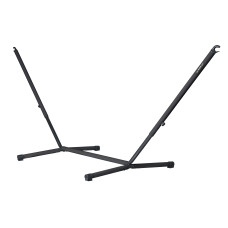 LA SIESTA Nautico Anthracite Hammock Stand – Kingsize Powder-Coated Steel Hammock Stand