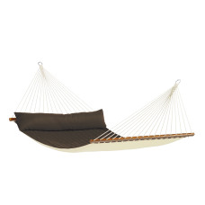 LA SIESTA Alabama Arabica Hammock – Kingsize Padded Spreader Bar Hammock