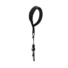 LA SIESTA Hammock Chair Suspension Kit - 1Rope Black Suspension Set for Tree & Pole