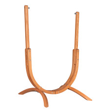LA SIESTA Udine Eucalyptus Hammock Chair Stand – FSC® Eucalyptus Wood Stand